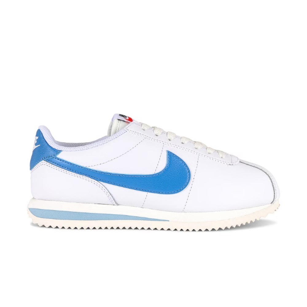 Cortez Sneaker in White & University Blue
Nike